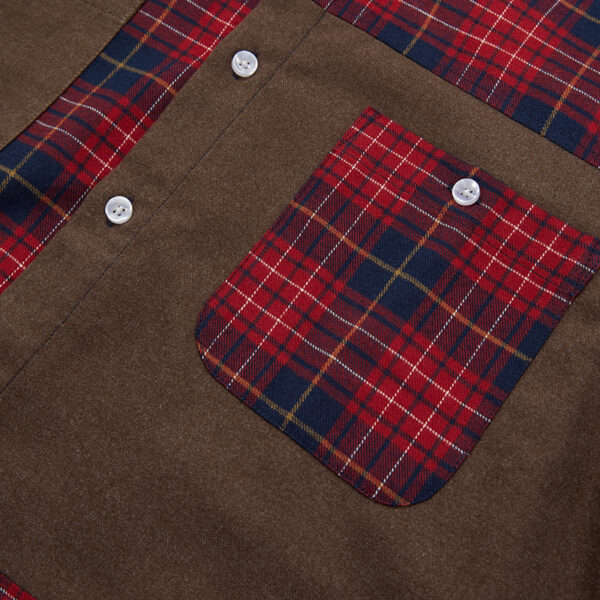 Double-Brushed Flannel Shirt | 100% Cotton | Wholesale & Customization - Image 3