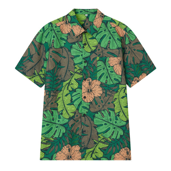 Wholesale Festival Matching group Party Shirts with Palm Tree Prints