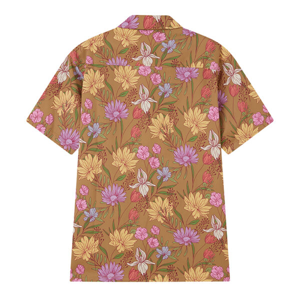 Men's Hawaiian Shirt Short Sleeves Printed Button Down Summer Beach Shirts - Image 2