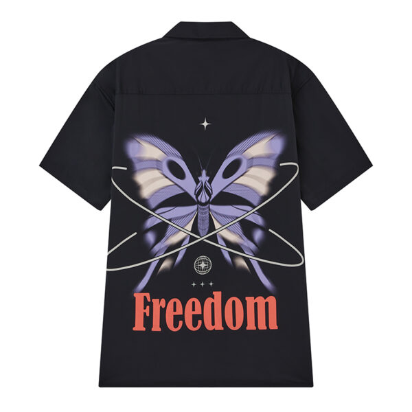 B2B Custom Printed Performance Men’s Shirts – 4-Way Stretch Polyester/Spandex Blend - Image 2