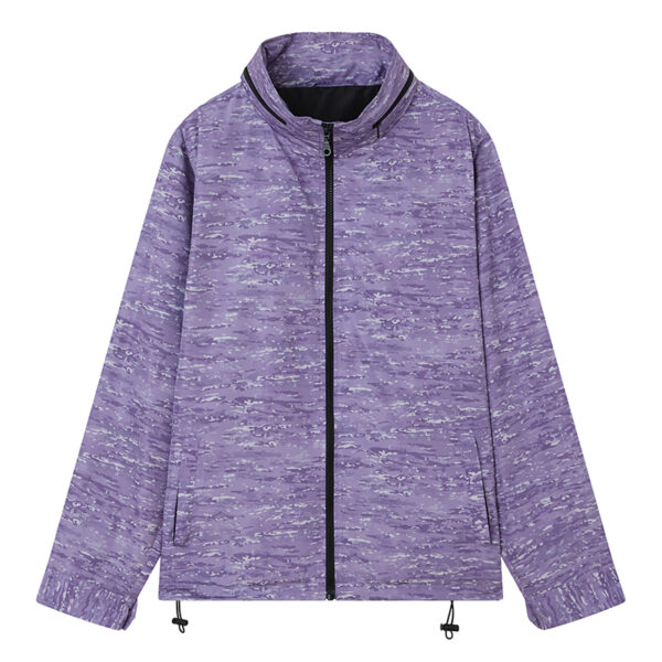 Digital Print Packable Hooded Jacket