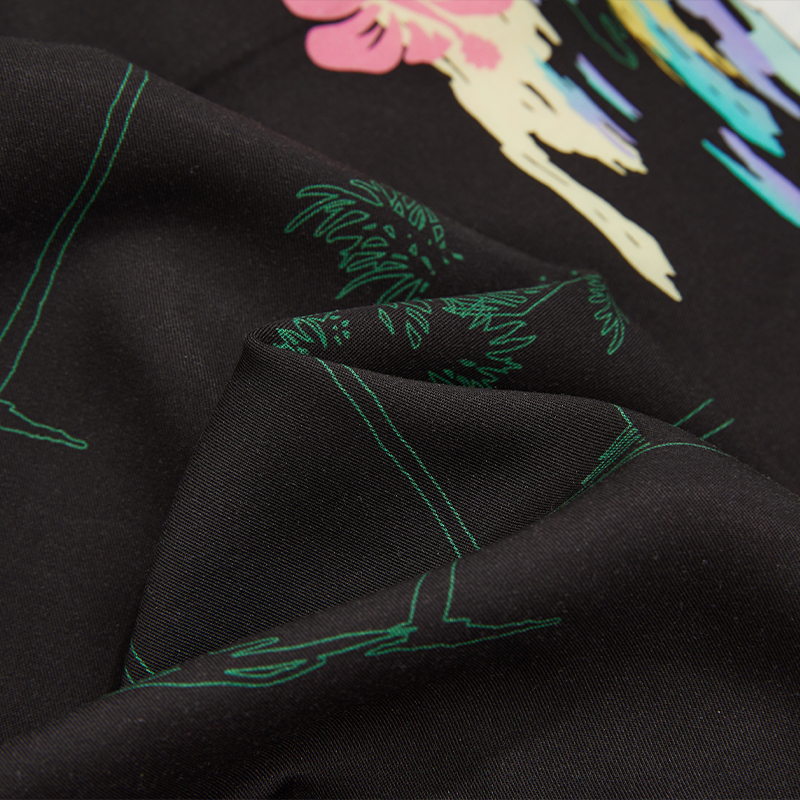 Soft rayon printed shirt fabric